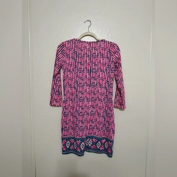 Lily Pulitzer Pink Beacon 100% Pima Cotton Dress size XXS - Picture 4 of 6